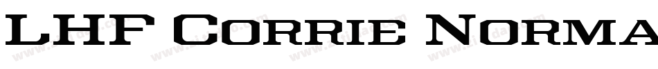 LHF Corrie Normal字体转换